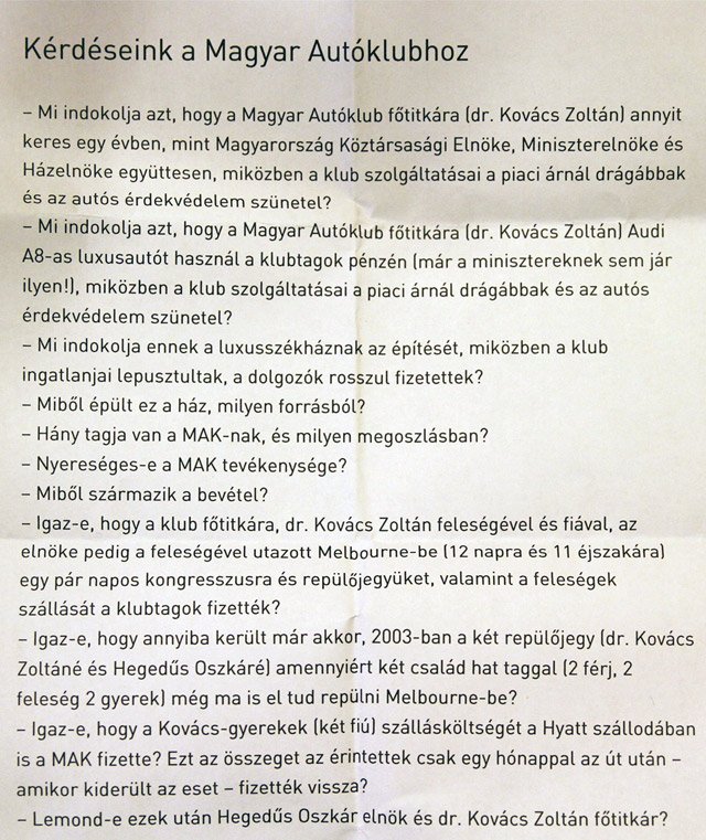 Új Autóklub-székházat avattak Újpesten, kis botránnyal 64