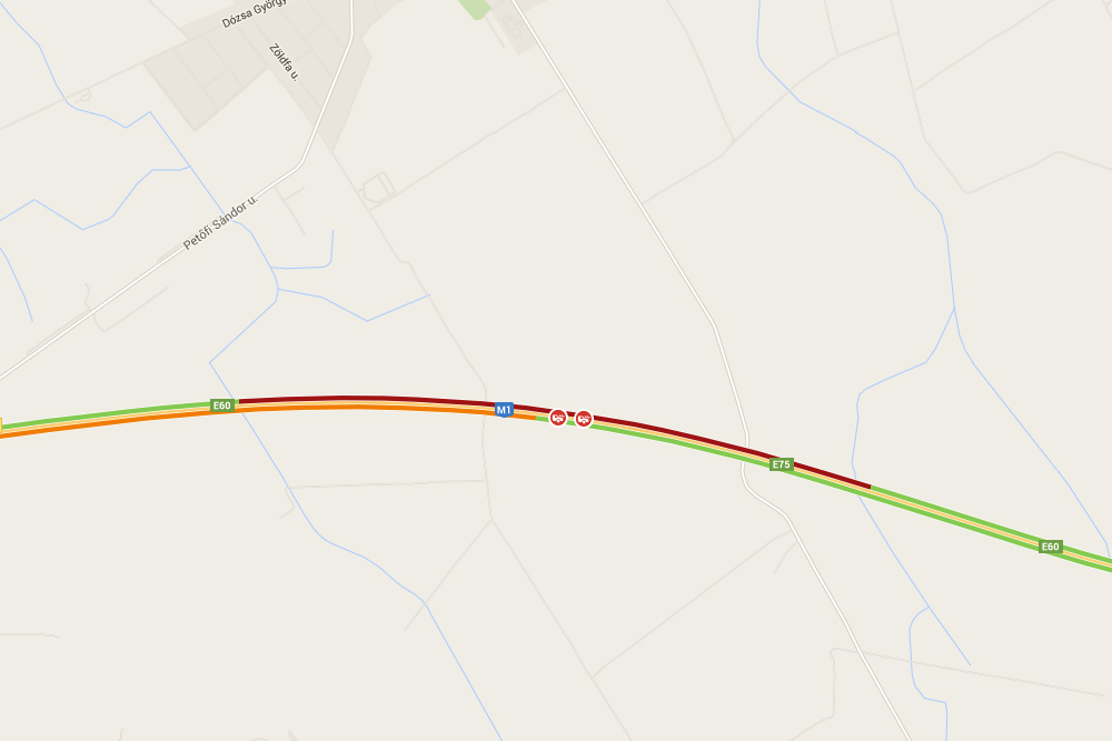 Lezárták az M1-est! 1