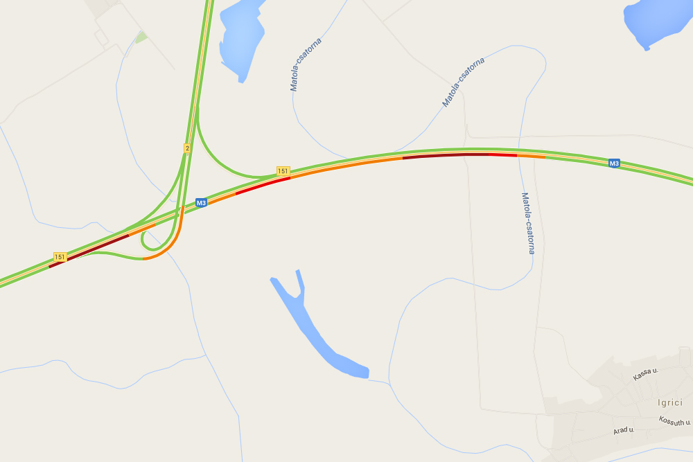 Súlyos baleset, dugó az M3-ason 2