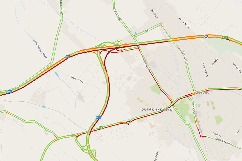 Masszív dugó az M3-ason, vajon miért? 1