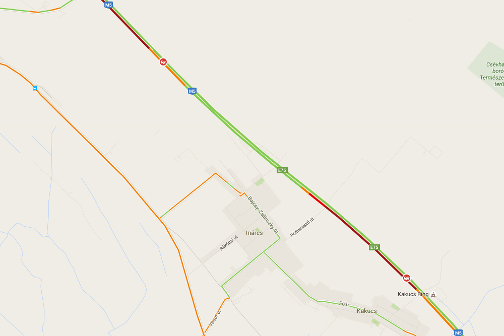 Három baleset az M5-ösön, brutális a dugó 1